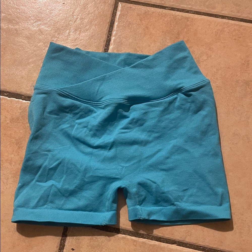 Vibrant Blue Women's Bike Shorts